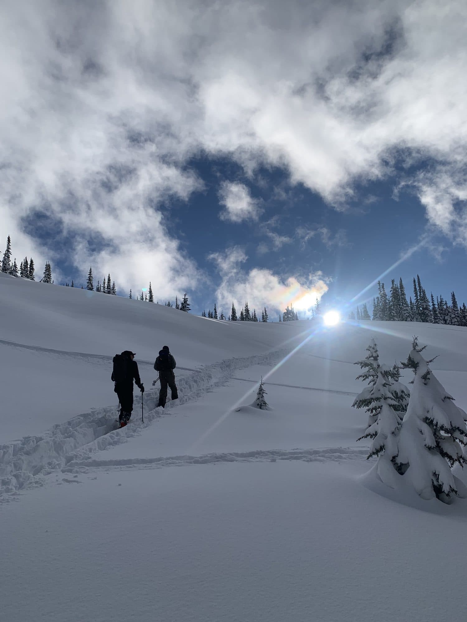 Snowboarding in the Coast Mountains