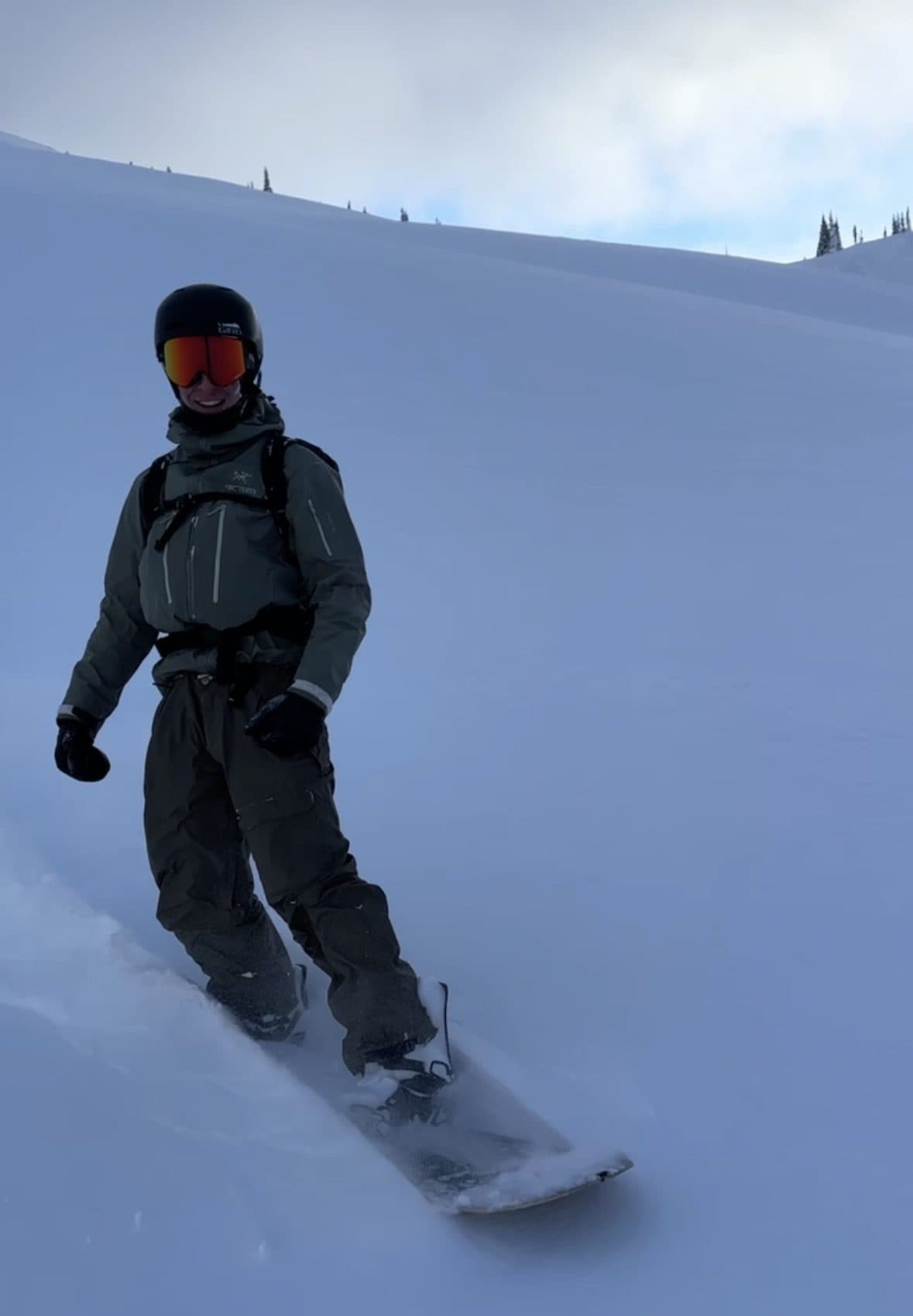 Snowboarding in the Coast Mountains